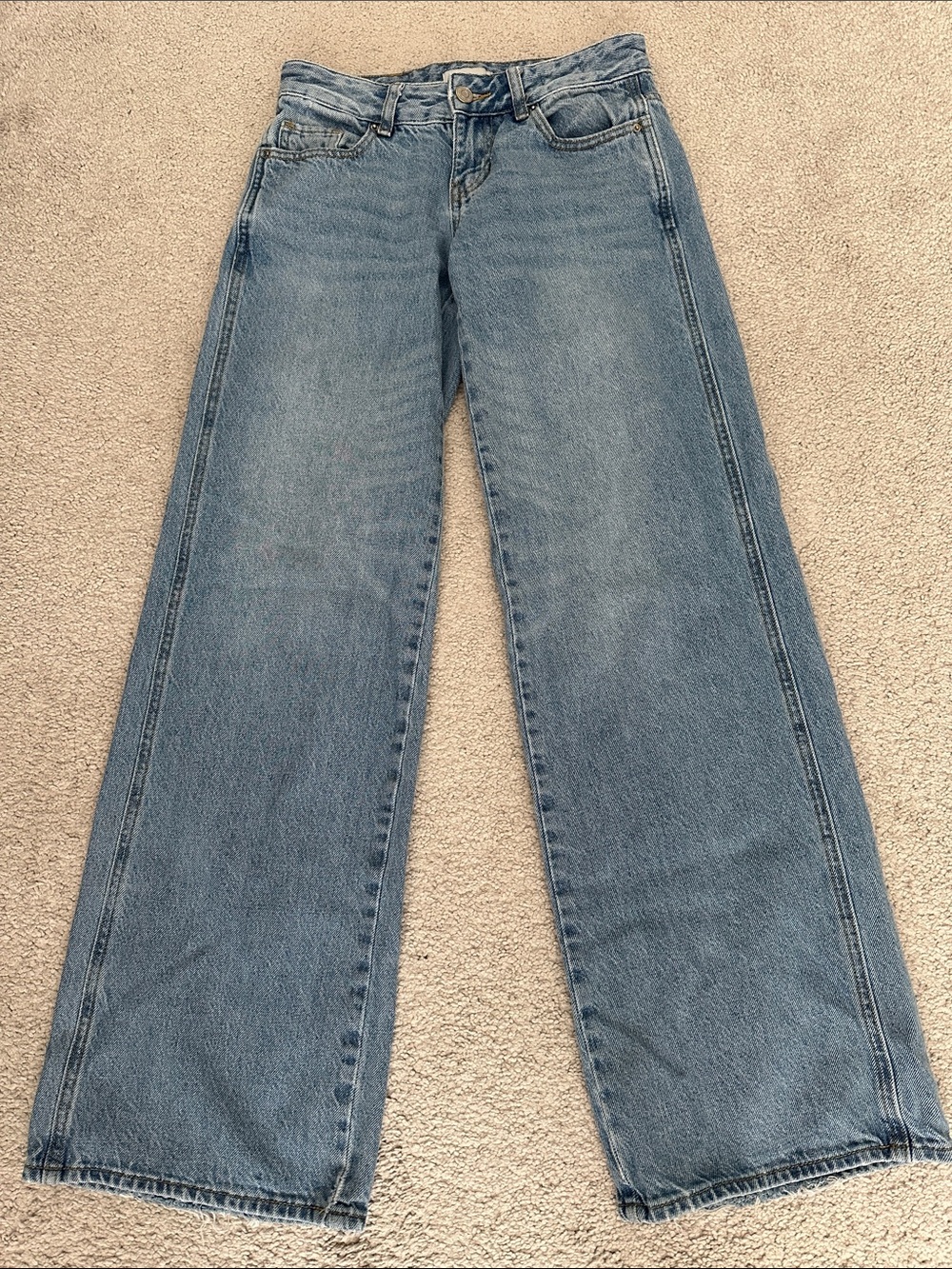 PacSun Light Blue Wide-Leg Jeans